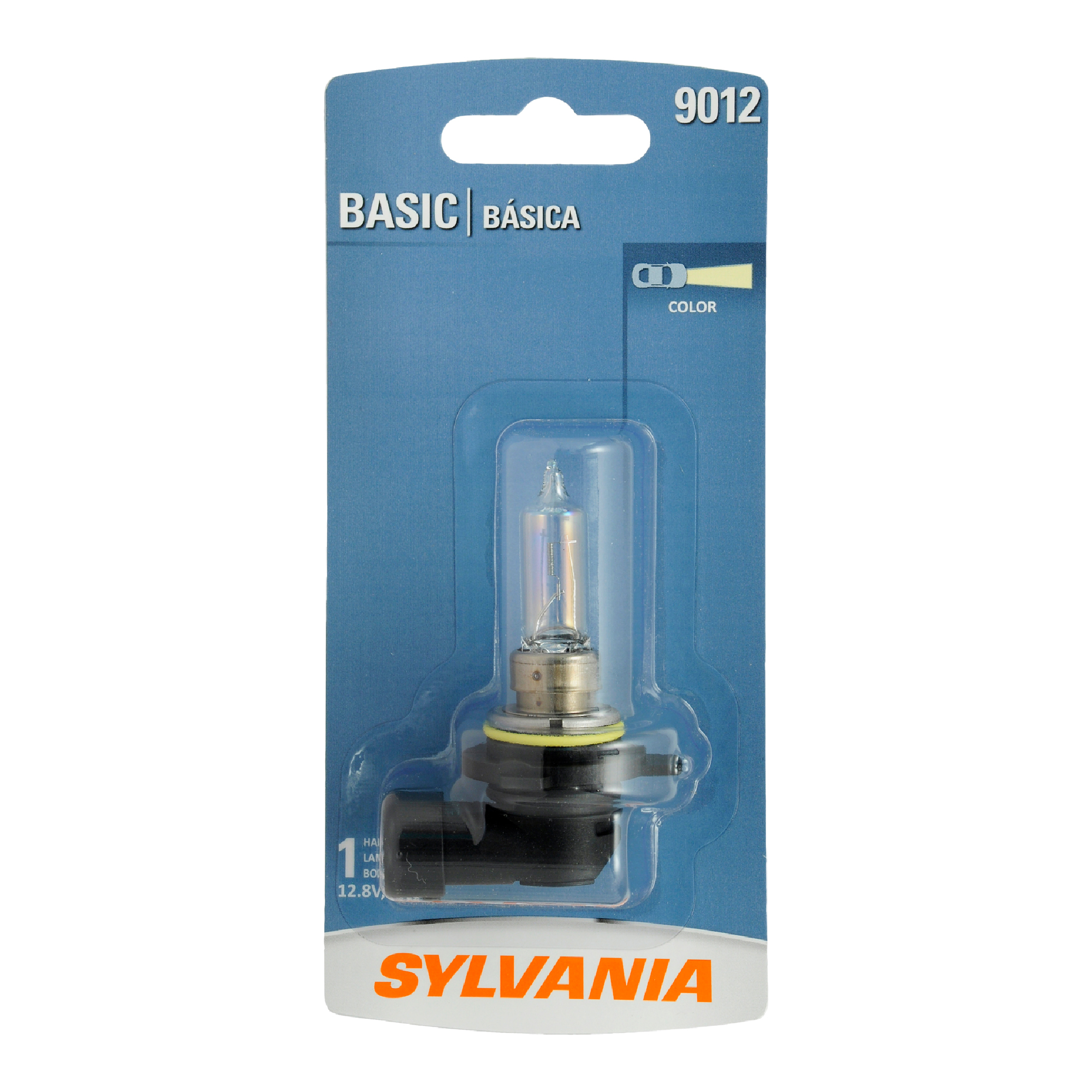SYLVANIA 9012 Basic Halogen Headlight Bulb, 1 Pack